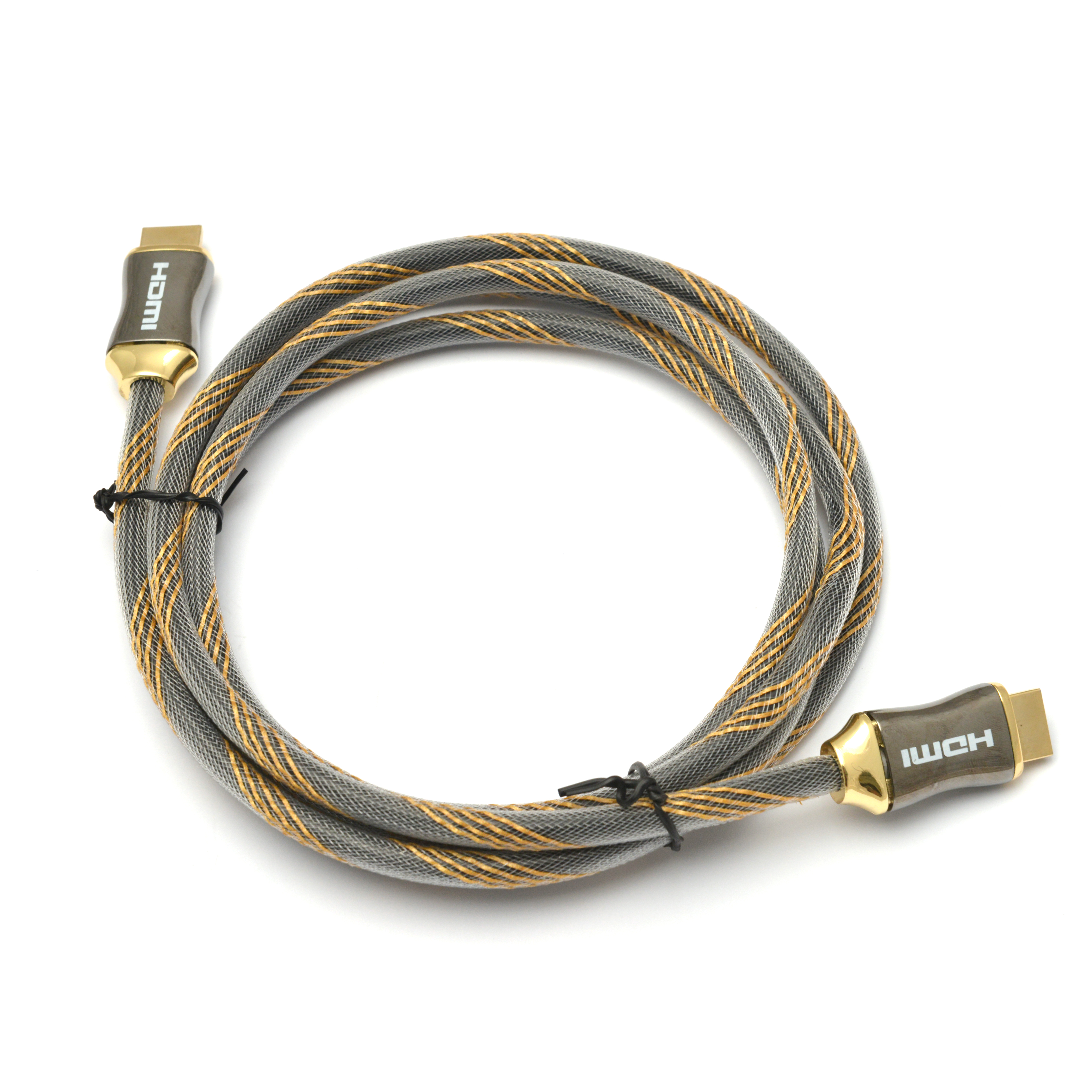 WGGE HDMI Cable 2.0 High speed, Nylon braiding, HDMI(19 PIN made by copper wire), Gold metal connectors