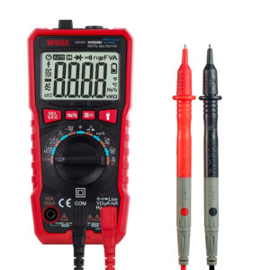 WGGE Digital Multimeter, TRMS 9999 Counts Auto-Ranging Voltage Tester Voltmeter Measuring AC/DC Voltage Current, Capacitance Resistance, Frequency Voltage Measurement, Duty Cycle, Continuity, and NCV