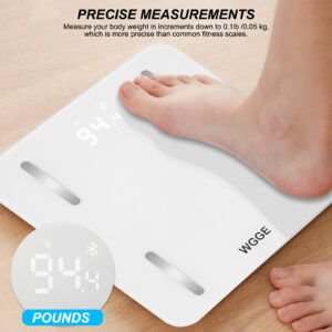 GE Scale 400 lb For Body Weight (Fit Prime Smart Body Weight Scale